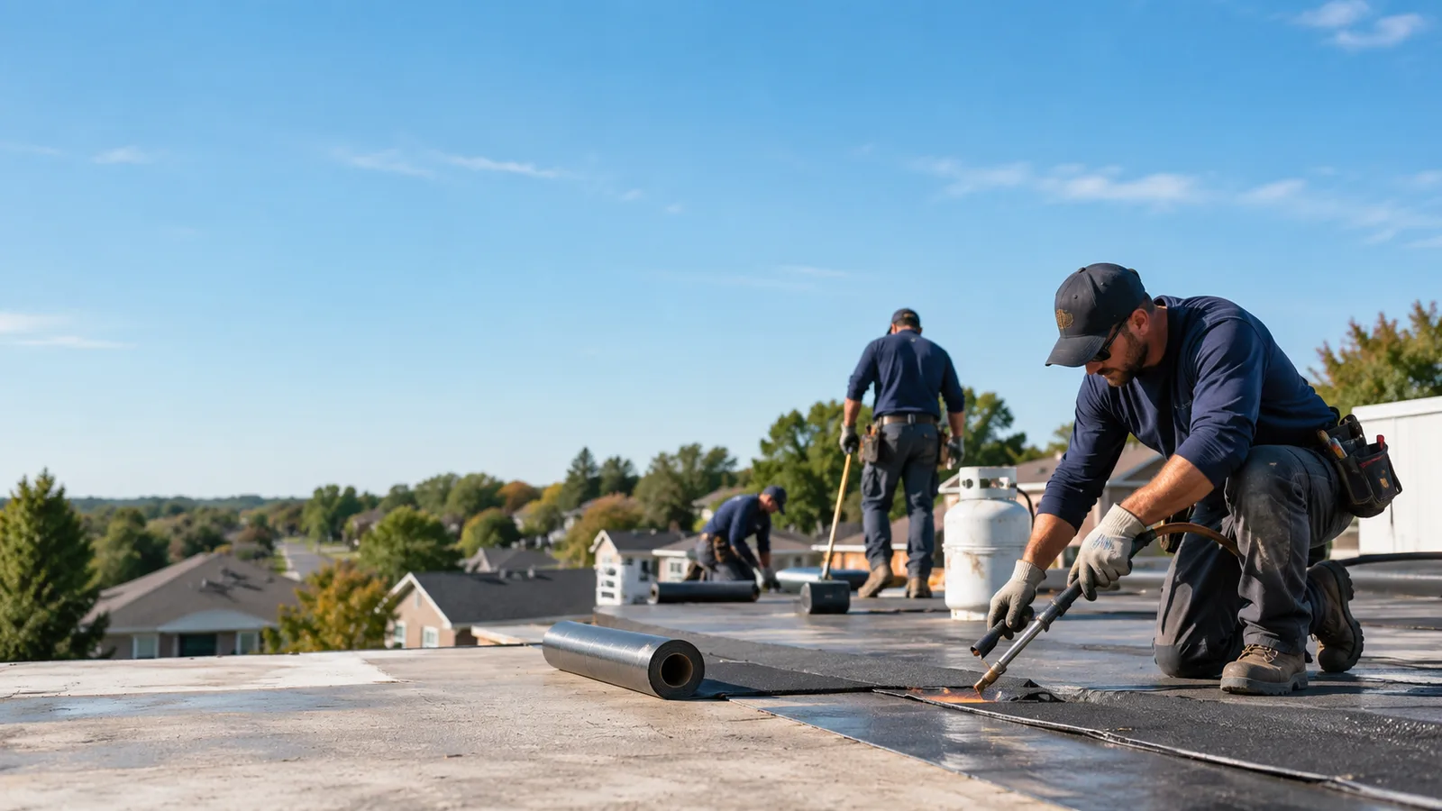 Flat Roof Leak Repair providers in Baskerville, VA